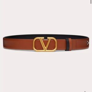 Valentino Reversible Vlogo Signature Belt